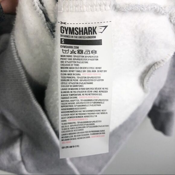 GYMSHARK | So Soft Light Gray Funnel Neck Sweatshirt Women’s Size Small - Picture 8 of 10